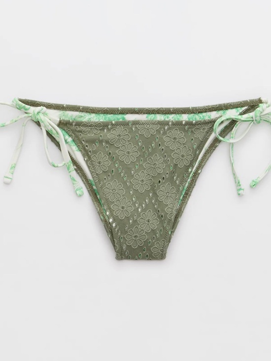 Other - NWT Aerie Eyelet Cheekiest Tie Bikini Bottom